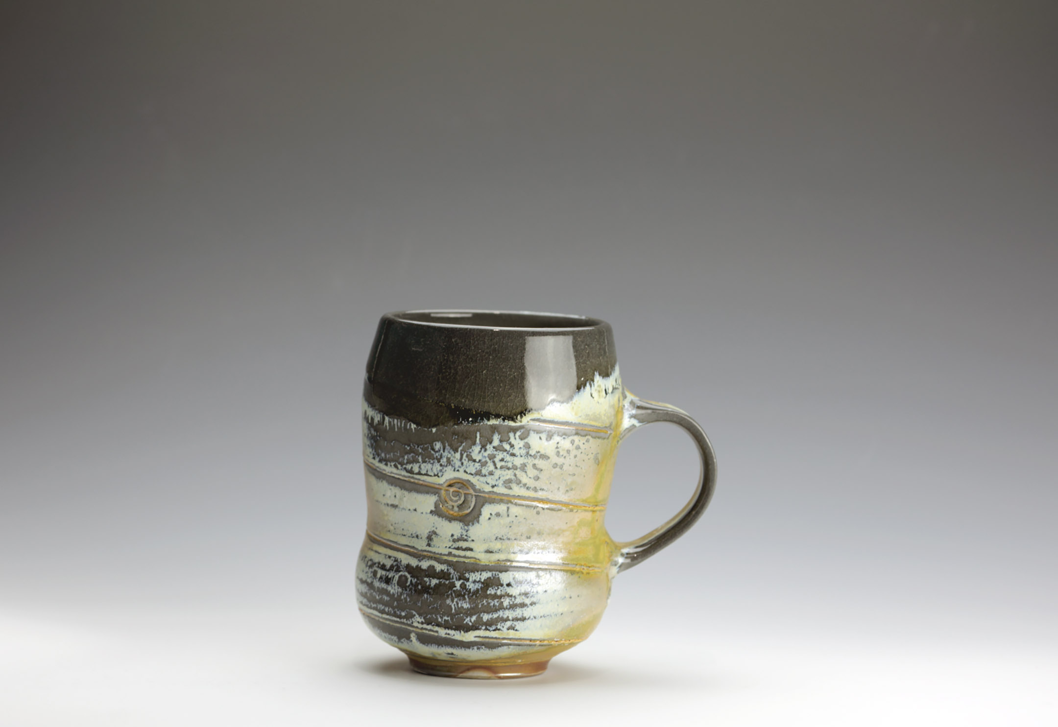 Soda fired small Mug for drinking coffee, tea